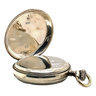 Swiss silver Geneva anchor chronometer deck watch Circa 1920