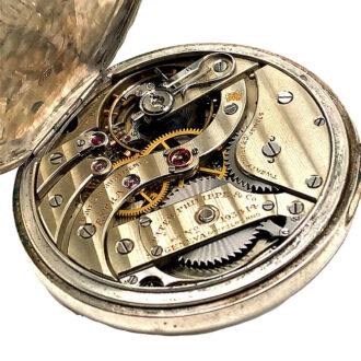 Swiss silver Geneva anchor chronometer deck watch Circa 1920
