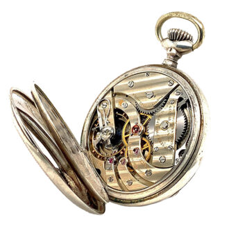 Swiss silver Geneva anchor chronometer deck watch Circa 1920