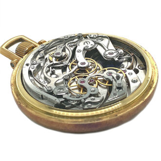 Swiss 18K gold doctor’s chronograph pocket watch Circa 1905 Swiss 18K gold doctor’s chronograph pocket watch Circa 1905