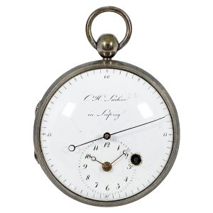 Rare German watch with regulator dial and centre seconds Circa 1800