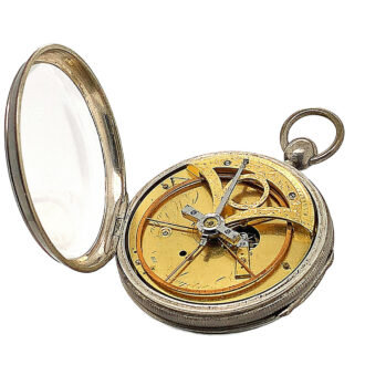 Rare German watch with regulator dial and centre seconds Circa 1800 Rare German watch with regulator dial and centre seconds Circa 1800