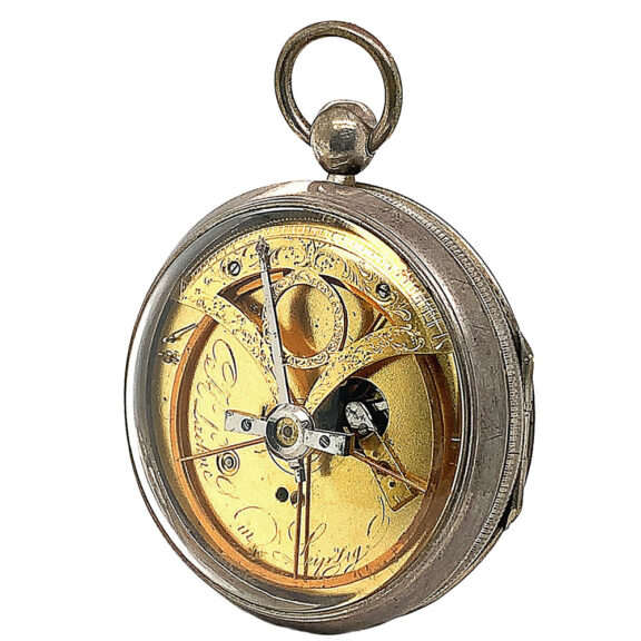 Rare German watch with regulator dial and centre seconds Circa 1800 Rare German watch with regulator dial and centre seconds Circa 1800