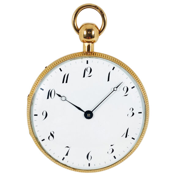 Swiss gold musical and quarter repeating pocket watch Circa 1840