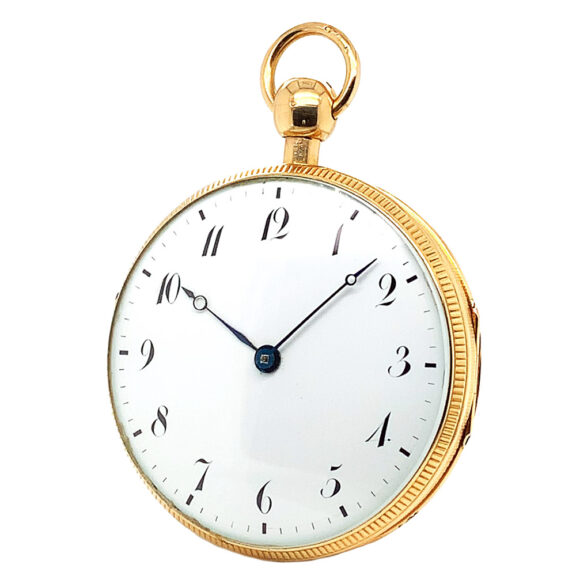 Swiss gold musical and quarter repeating pocket watch Circa 1840 Swiss gold musical and quarter repeating pocket watch Circa 1840