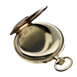 German silver open faced lever pocket watch Circa 1884 German silver open faced lever pocket watch Circa 1884