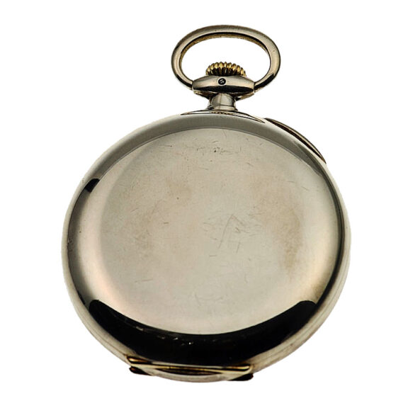 German silver open faced lever pocket watch Circa 1884 German silver open faced lever pocket watch Circa 1884