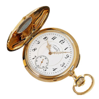 German half hunting cased pocket watch in quality 1A Circa 1896 German half hunting cased pocket watch in quality 1A Circa 1896
