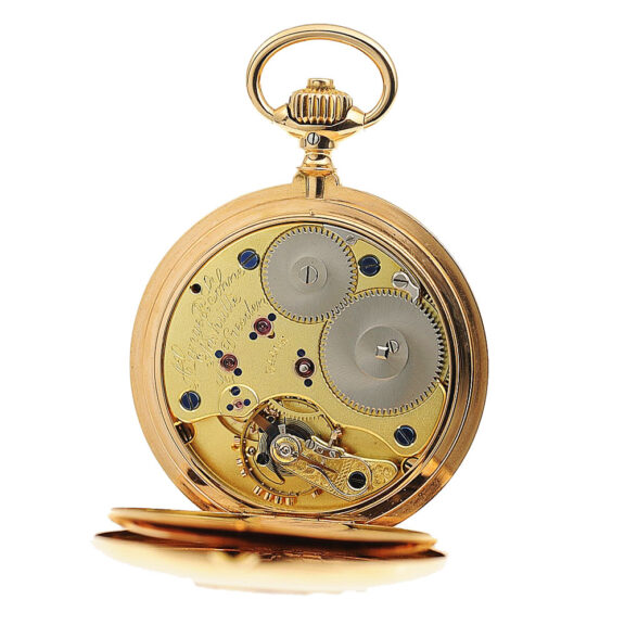 German half hunting cased pocket watch in quality 1A Circa 1896 German half hunting cased pocket watch in quality 1A Circa 1896