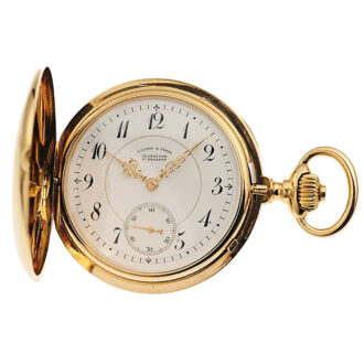 German half hunting cased pocket watch in quality 1A Circa 1896 German half hunting cased pocket watch in quality 1A Circa 1896