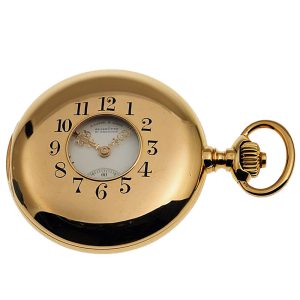 German half hunting cased pocket watch in quality 1A Circa 1896