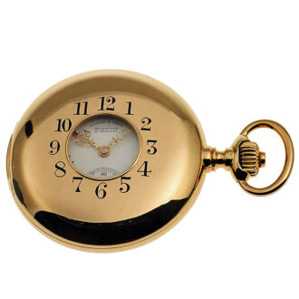 German half hunting cased pocket watch in quality 1A Circa 1896