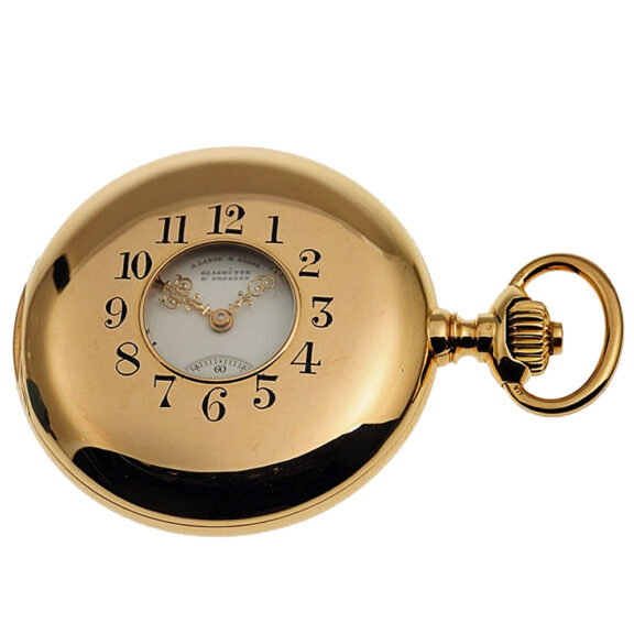 German half hunting cased pocket watch in quality 1A Circa 1896 German half hunting cased pocket watch in quality 1A Circa 1896