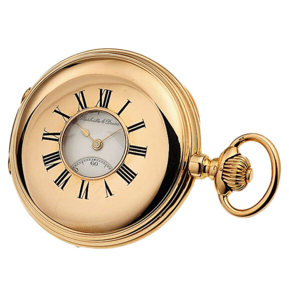 German half hunting cased pocket watch in quality 1A Circa 1887 German half hunting cased pocket watch in quality 1A Circa 1887