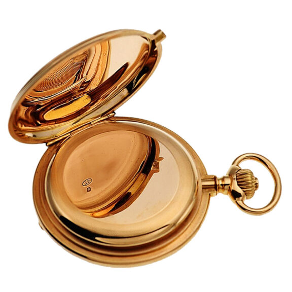 German half hunting cased pocket watch in quality 1A Circa 1887 German half hunting cased pocket watch in quality 1A Circa 1887