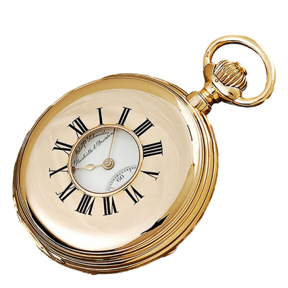 German half hunting cased pocket watch in quality 1A Circa 1887 German half hunting cased pocket watch in quality 1A Circa 1887