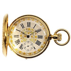 German rare splendour Glashütte pocket watch in quality 1A Circa 1880
