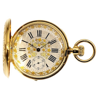 German rare splendour Glashütte pocket watch in quality 1A Circa 1880