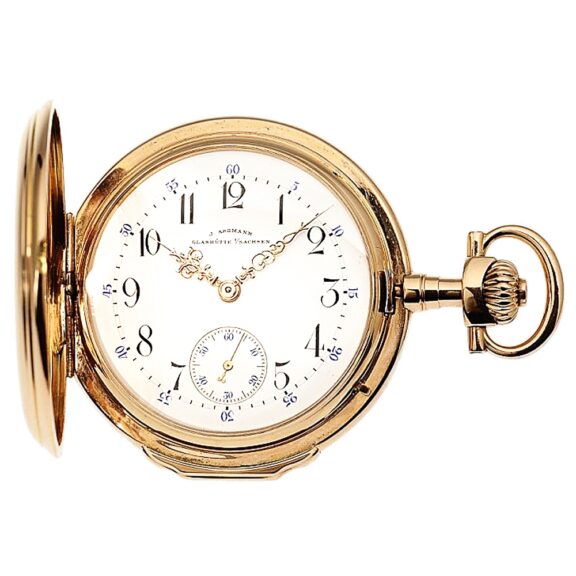 German gold pocket watch manufactured in quality 1A Circa 1900