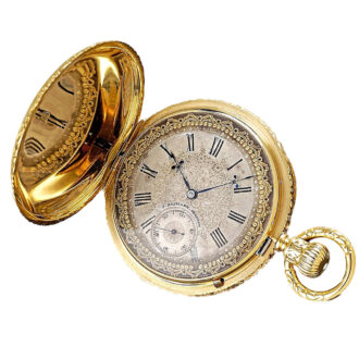 German rare splendour Glashütte pocket watch in quality 1A Circa 1880