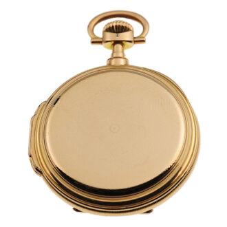Heavy German gold chronograph watch with register Circa 1905