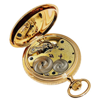 German extremely rare hunter pocket watch in quality 1A Circa 1897