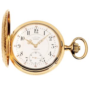 German extremely rare hunter pocket watch in quality 1A Circa 1897