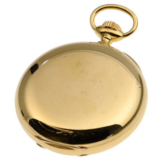 German pocket watch with 52.5 minute carousel regulator Circa 1905