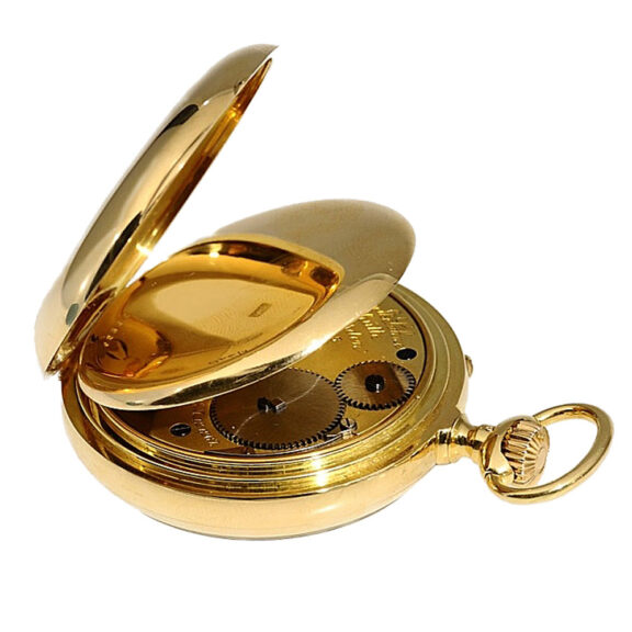 German pocket watch with 52.5 minute carousel regulator Circa 1905 German pocket watch with 52.5 minute carousel regulator Circa 1905