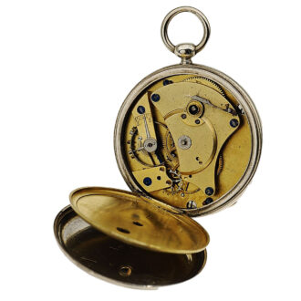 German extremely rare, early silver pocket watch Circa 1855