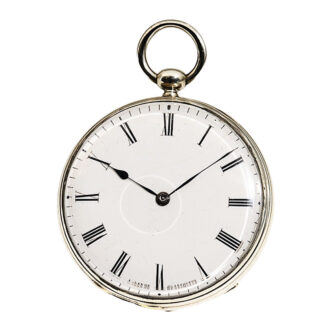 German extremely rare, early silver pocket watch Circa 1855