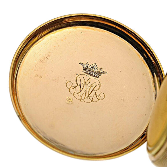 French 18k gold quarter repeating automaton watch Circa 1810 French 18k gold quarter repeating automaton watch Circa 1810