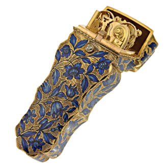 English gold watch with two corresponding chatelaines Circa 1737