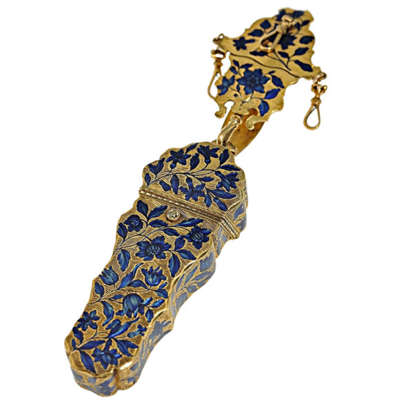 English gold watch with two corresponding chatelaines Circa 1737 English gold watch with two corresponding chatelaines Circa 1737