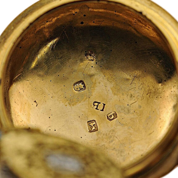 English gold watch with two corresponding chatelaines Circa 1737 English gold watch with two corresponding chatelaines Circa 1737