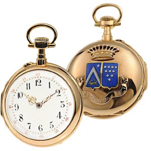 French miniature lady's pendant watch with chatelaine Circa 1870