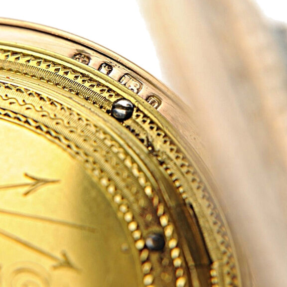 English gold enamel pocket watch of museum quality Circa 1790 English gold enamel pocket watch of museum quality Circa 1790