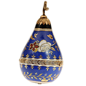Austrian gold enamel pear-shaped pendant watch circa 1800
