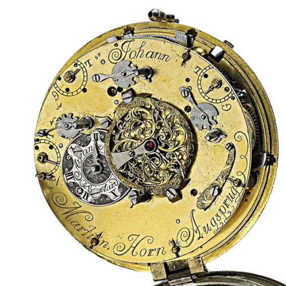 German repeater with alarm and Grande Sonnerie Circa 1780 German repeater with alarm and Grande Sonnerie Circa 1780