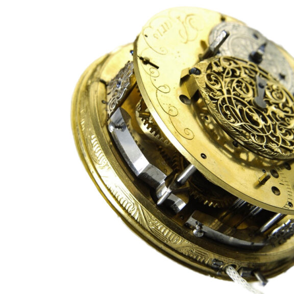 French repeating coach clock with alarm and date Circa 1760 French repeating coach clock with alarm and date Circa 1760
