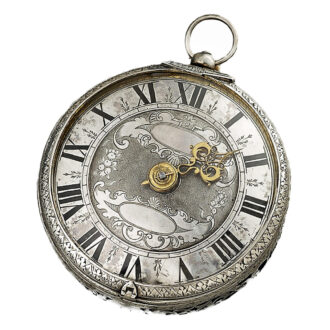 German one-handed coach clock with hour self strike Circa 1680