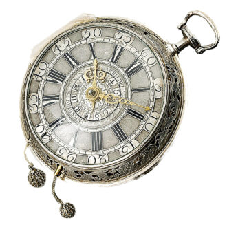German repeating coach clock with a self strike and alarm Circa 1740