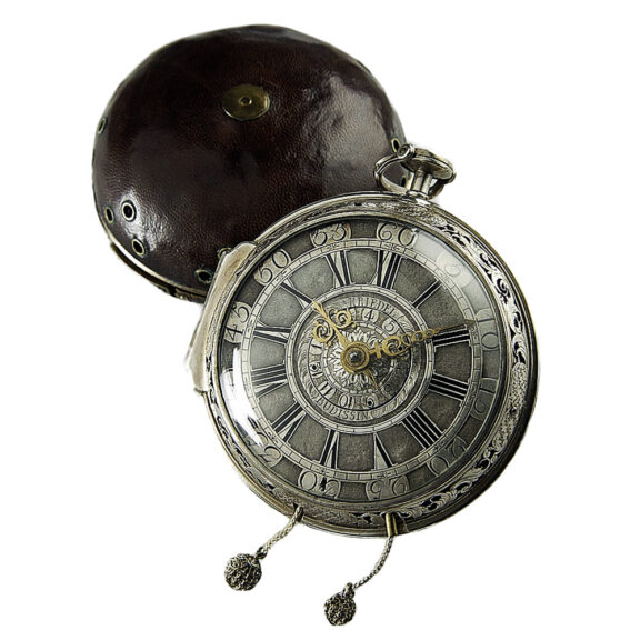 German repeating coach clock with a self strike and alarm Circa 1740 German repeating coach clock with a self strike and alarm Circa 1740