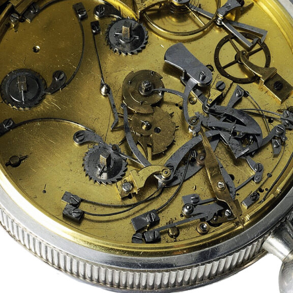 Austrian repeating coach clock with self strike and alarm Circa 1810 Austrian repeating coach clock with self strike and alarm Circa 1810