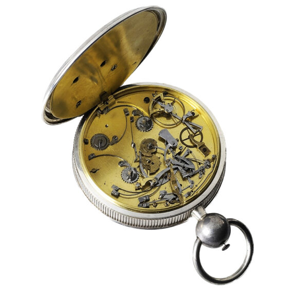 Austrian repeating coach clock with self strike and alarm Circa 1810 Austrian repeating coach clock with self strike and alarm Circa 1810