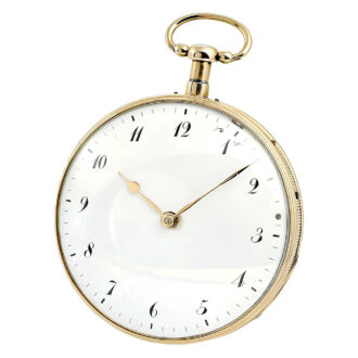 Swiss repeating watch with musical movement Circa 1820