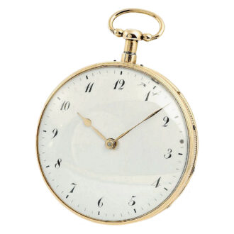 Swiss repeating watch with musical movement Circa 1820