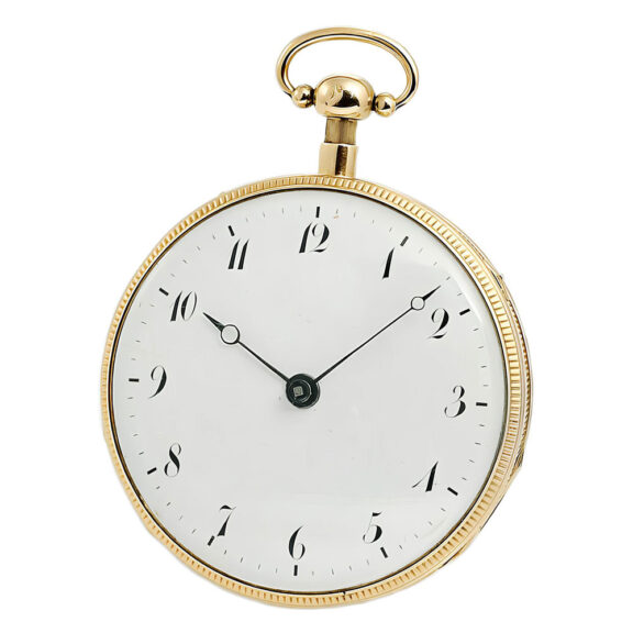 Swiss gold quarter repeating musical watch Circa 1820