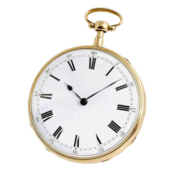 Swiss gold quarter repeating musical watch Circa 1820