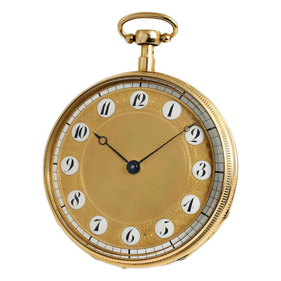 Swiss gold quarter repeating musical watch Circa 1810